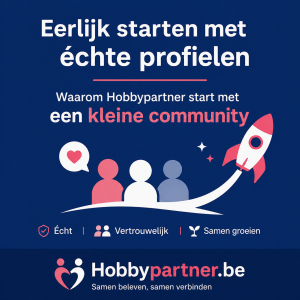 kleine community opbouwen met echte profielen bij Hobbypartner