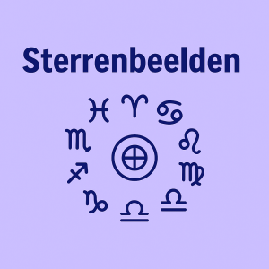 Illustratie van sterrenbeelden met astrologische symbolen – blog over de betekenis van sterrenbeelden