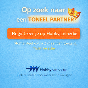 toneelpartner gezocht - samen genieten van een toneelstuk